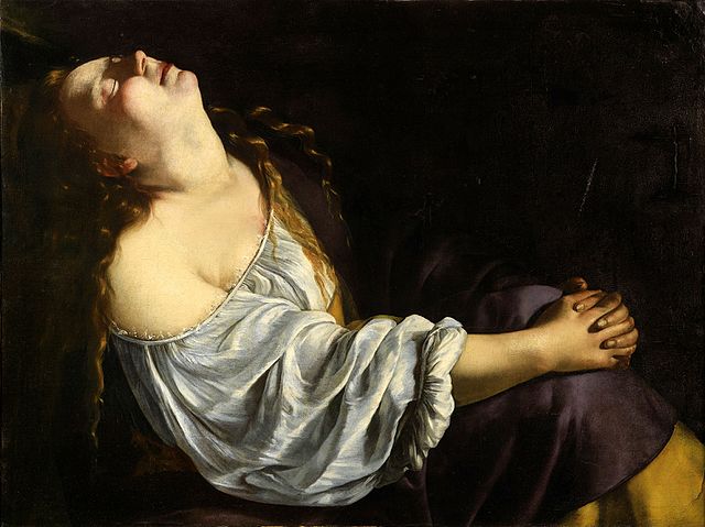 Mary Magdalene in Ecstasy (c. 1611, 1613-1620), by Artemisia Gentileschi
